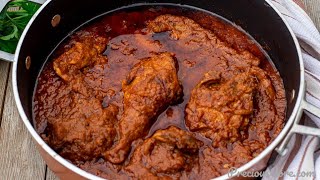 AFRICAN CHICKEN STEW  The Best Chicken Tomato Stew  Cameroonian Chicken Stew [upl. by Salvidor]