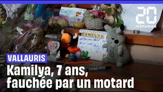 Vallauris  Des anonymes rendent hommage à Kamilya 7 ans fauchée par un motard [upl. by Fabriane96]