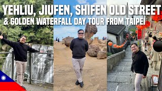 TAIWAN VLOG Yehliu Jiufen  Shifen amp Golden Waterfall Day Tour from Taipei  Ivan de Guzman [upl. by Ferna]