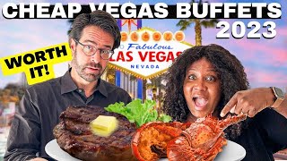 The 4 BEST CHEAP BUFFETS in Las Vegas for 2023 [upl. by Omocaig853]