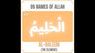 Beautiful And Unique 99 Names Of Allah  Know it all  Meaning of ALHALEEM [upl. by Locke]