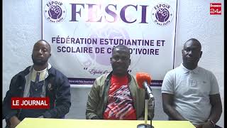 DEGUERPISSEMENT  A GRANDE ECHELLE A ABIDJAN La FESCI retire son ordre darrêt des cours [upl. by Hance]