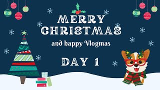 Its Vlogmas Day 1  Rolands Advent Calendar  Christmas Tree [upl. by Bolitho]