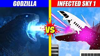 Godzilla vs Infected Sky 1  SPORE [upl. by Rovelli482]