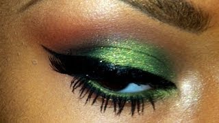 Makeup Tutorial Lavish Green Smokey eye [upl. by Schroth]