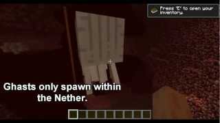 Minecraft Mob Guide  Ghast [upl. by Neelcaj]