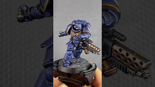 Ultramarine Infernus Marine Painting process warhammer warhammer40000 40k miniaturepainting [upl. by Dionysus]