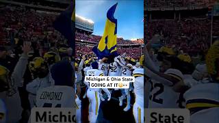 Michigan amp Ohio State FIGHT😳 shorts [upl. by Thenna]