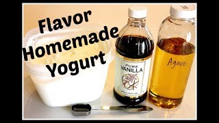 When to add Flavoring to Homemade Yogurt [upl. by Oam]