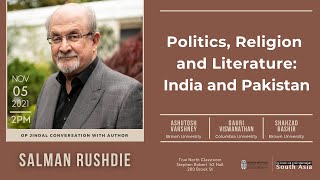 Salman Rushdie in conversation with Gauri Viswanathan Shahzad Bashir and Ashutosh Varshney [upl. by Aromas]