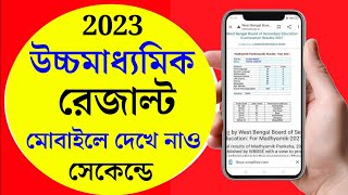 উচ্চমাধ্যমিক রেজাল্ট কিভাবে দেখবো 2023  HS Results Kivabe Dekhbo 2023  HS 2023 RiyajTutorial [upl. by Gerick16]