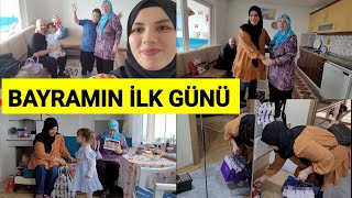 KUZU AİLESİ BAYRAM  BAYRAMIN İLK GÜNÜ  KAYİNVALİDEME BAYRAMLAŞMAYA  BAYRAM VLOG [upl. by Assener]