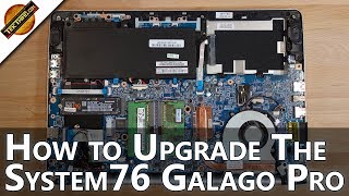 How to Upgrade the System76 Galago Pro Linux Laptop  TekThing Short [upl. by Ahsikar]