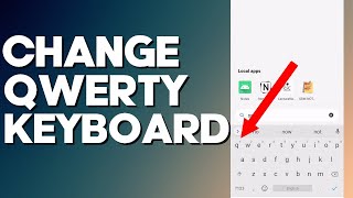 How to Change Qwerty Keyboard on Android Phone 2022 [upl. by Airdnaed]