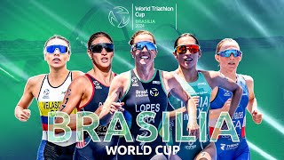 2024 World Triathlon Cup Brasilia  WOMEN [upl. by Clapp]