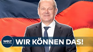 EIN JAHR KANZLER Olaf Scholz zieht positive AmpelBilanz  WELT Dokument [upl. by Niltak]