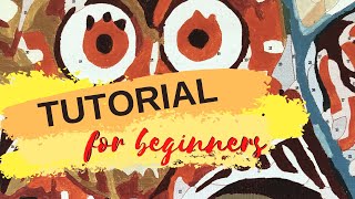 Paint by numbers TUTORIAL for beginners [upl. by Yrovi]