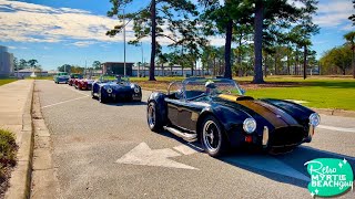 New Years Day Classic cars takeover downtown Myrtle Beach [upl. by Dett113]