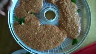 How to Make Raw Flax Seed Crackers [upl. by Naik]