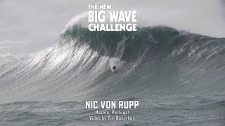 Nic Von Rupp at Nazaré  Biggest Wave Winner  Big Wave Challenge 2023 [upl. by Romeon]