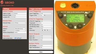 Gecko Seismograph Video User Guide [upl. by Girand]