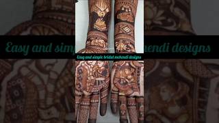 Bridal mehendi designs 👍🏻👈🏻 mehdidesign mehndi [upl. by Odanref]