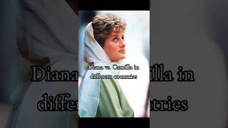 Diana and Camilla in different countries💖👸🏼 diana princessdiana fypシ゚viral shorts royalfamily [upl. by Gnauq]