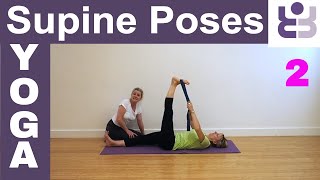 Supta Padangusthasana 1  Iyengar Yoga Tutorial Supine Poses [upl. by Urata]