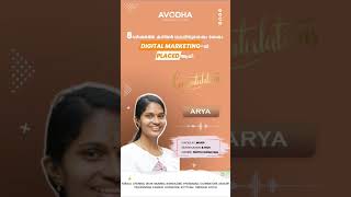 Avodha Digital Marketing Course Student  Avodha Courses Malayalam [upl. by Annairba]