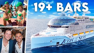 Trying Every Bar on Icon of the Seas in One Day [upl. by Arivle]