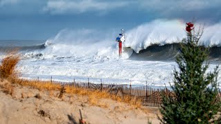 BIGGEST NEW JERSEY SURF IN 30 YEARS [upl. by Glassman]