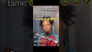 Destiny Diss up di women Dem in har comments 😂😂😂🤣🤣🤣‼️ MUST WATCH 🤣 [upl. by Driskill]