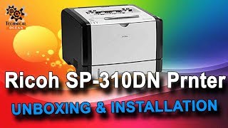 Ricoh 310DN SingleFunction Laser Printer with Duplex and Network Unboxing amp installation [upl. by Gnohp4]