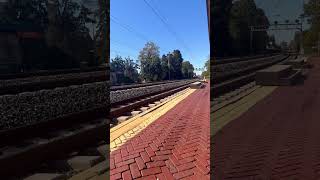 Saturday afternoon at Narberth Station train highspeedtrain septa amtrak railfans trainchasr [upl. by Zoellick]