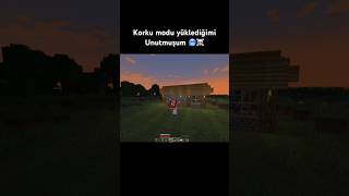 Korku modu yüklediğimi unutmuşum ☠️ minecraft minecraftmemes edit minecrafttutorial shorts [upl. by Atem]