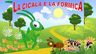 La cicala e la formica Favola di Esopo [upl. by Eelegna835]