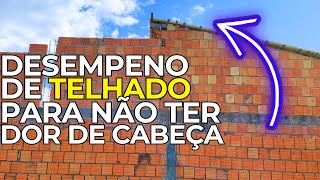 Desempeno de telhado que evita as telhas de serem carregadas pelo vento [upl. by Carissa]