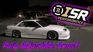 How to Install ISR Suspension Arms on a 240sx [upl. by Kiley]