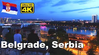 Serbias Stunning Sunset Exploring Belgrade By Night [upl. by Findlay]