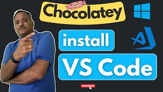 Chocolatey  Install Visual Studio Code [upl. by Colver148]