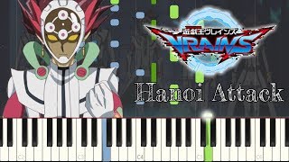 【遊☆戯☆王VRAINS YuGiOh VRAINS】 ハノイの襲撃 Hanoi Attack「Piano Cover Synthesia」 [upl. by Thetes]