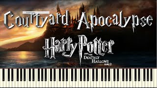 Courtyard Apocalypse  Harry Potter and the Deathly HallowsPart 2  Alexandre Desplat [upl. by Baxie887]