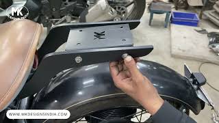 Pillion Seat For Jawa Perak  Back Seat  Dual Seat [upl. by Oralie]