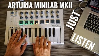 Arturia Minilab mkii Live Performance with Ableton Live and Analog Lab 2 available on Spotify [upl. by Anigal170]