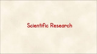 Scientific Research  Part 1  Introduction [upl. by Shaefer]