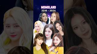 Momoland members then and now in 2024 [upl. by Aramanta637]