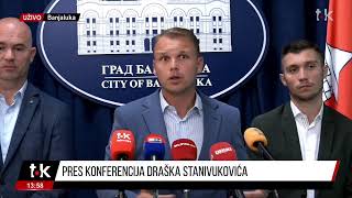 VANREDNA Pres konferencija Draška Stanivukovića [upl. by Mattson]