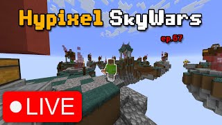 Hypixel SkyWars 67  Learning how to PVP [upl. by Pelagias]