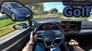 2024 Volkswagen Golf 15 TSI 85 kW 6MT  facelift  POV test drive [upl. by Tessi135]