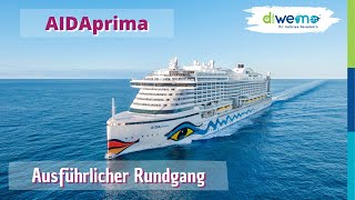 AIDAprima  Ausführlicher Rundgang  Complete Tour [upl. by Guthrie]